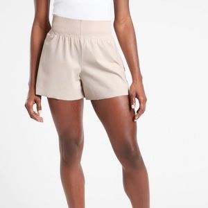 Athleta Cosmic Flutter Short size M- Beige